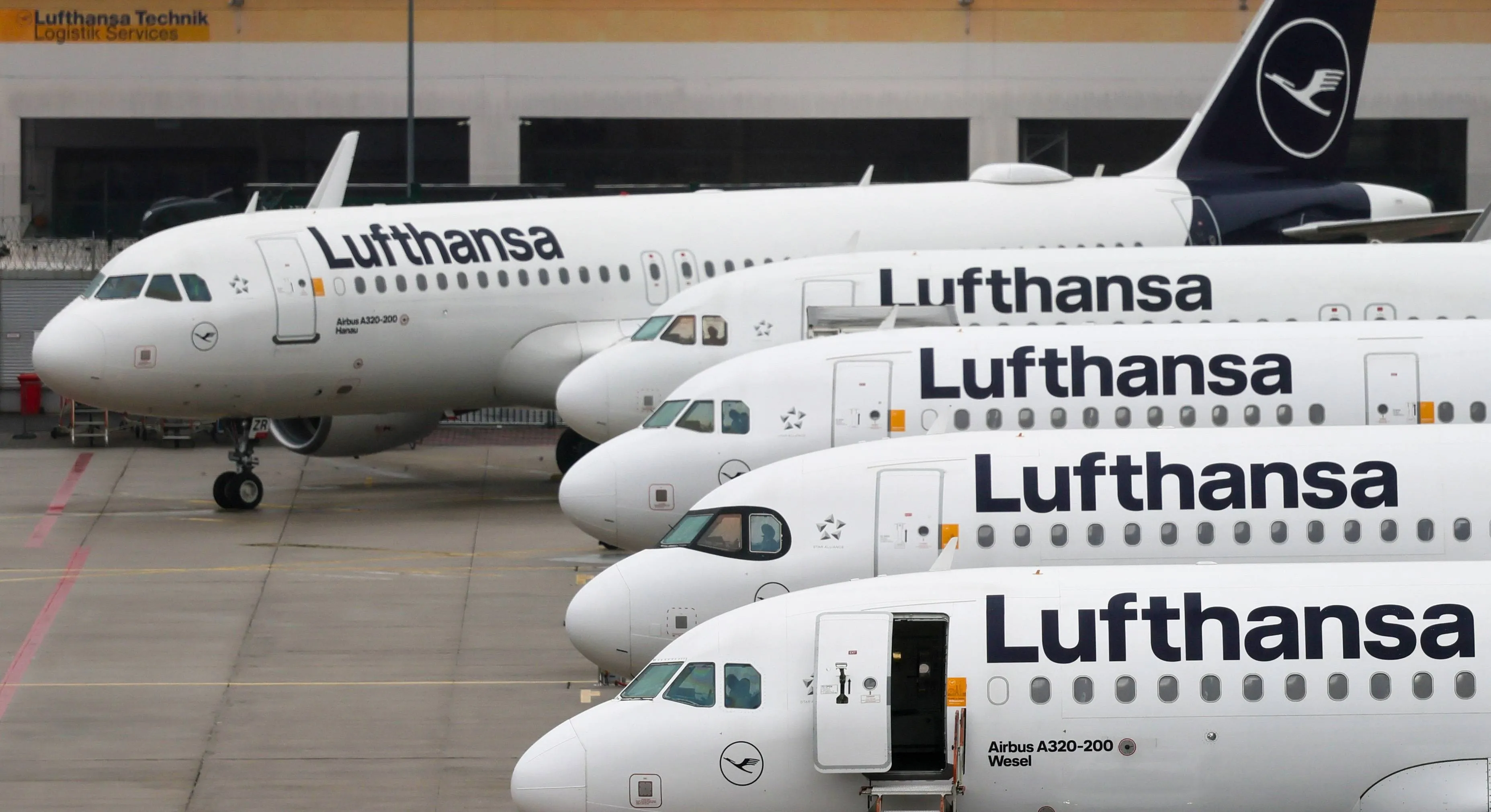 Lufthansa, lėktuvai, oro uostas