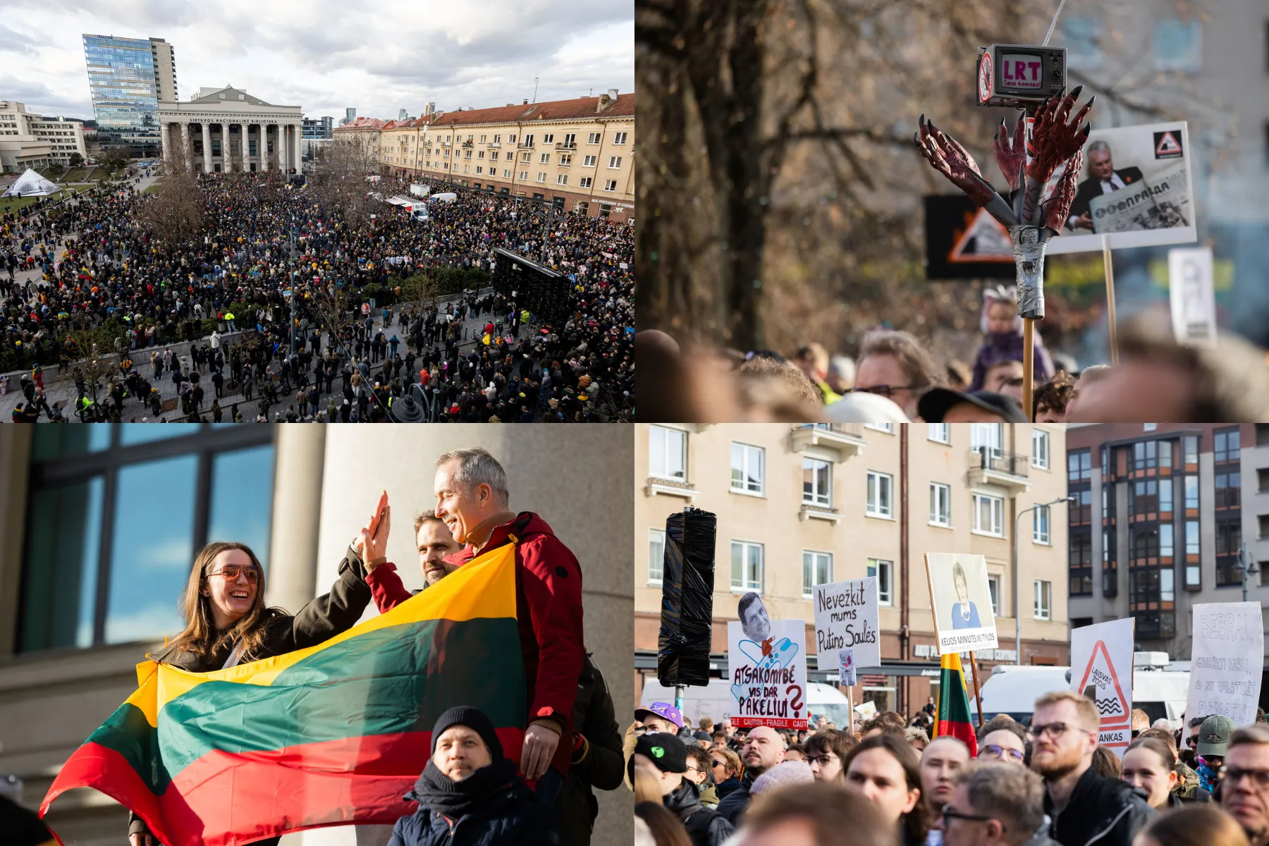 Protestas „Šalin rankas“