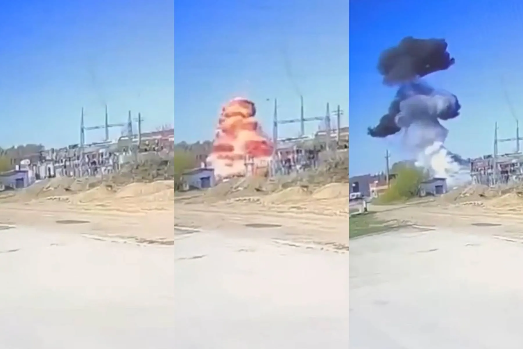 Sprogimas Šilainių transformatorių pastotėje