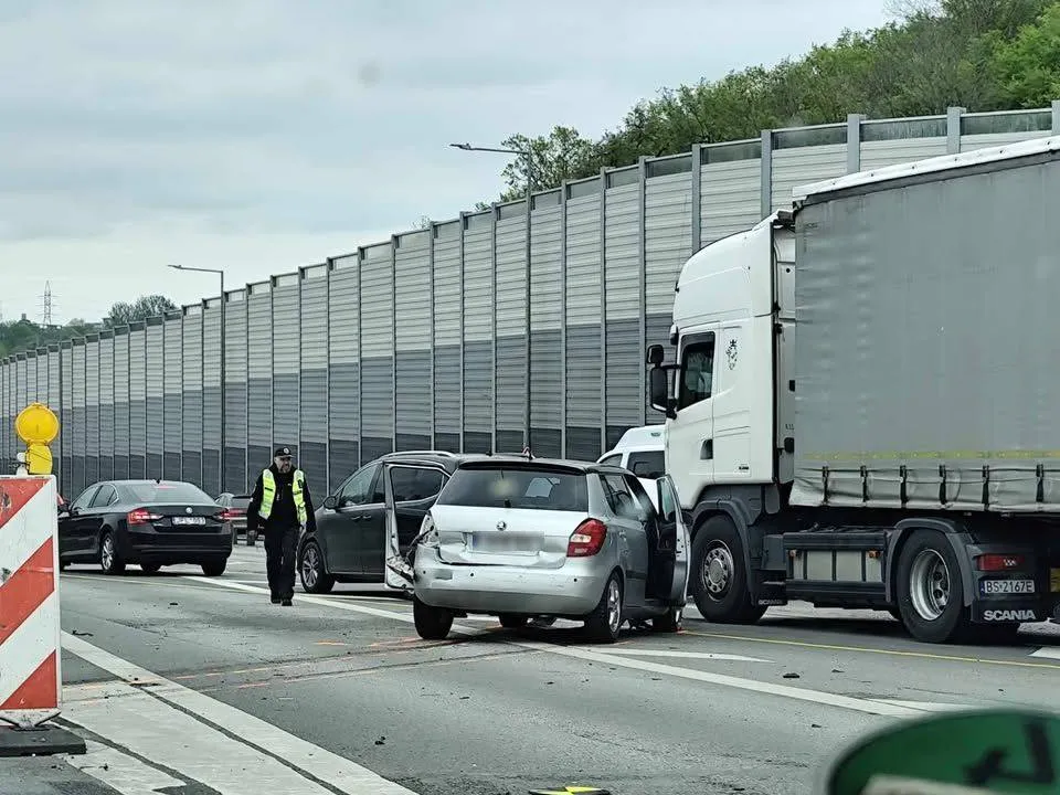 Avarija A1 kelyje / Skaitytojos nuotr.