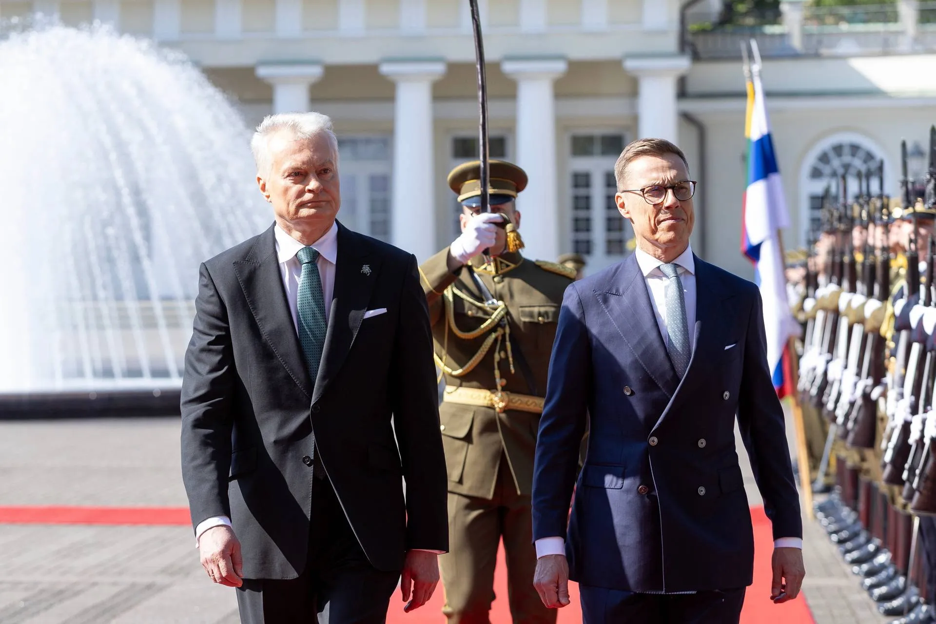 Gitanas Nausėda ir Aleksandras Stubas