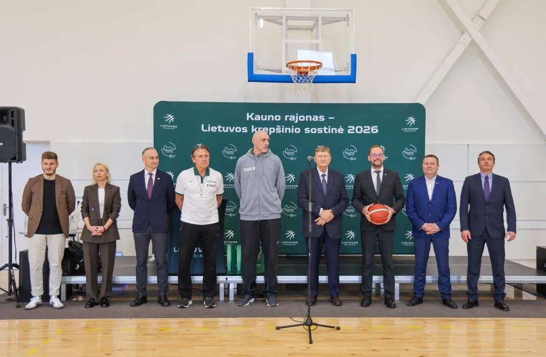 Šlienavos mokykloje – pažintis su krepšinio legendomis