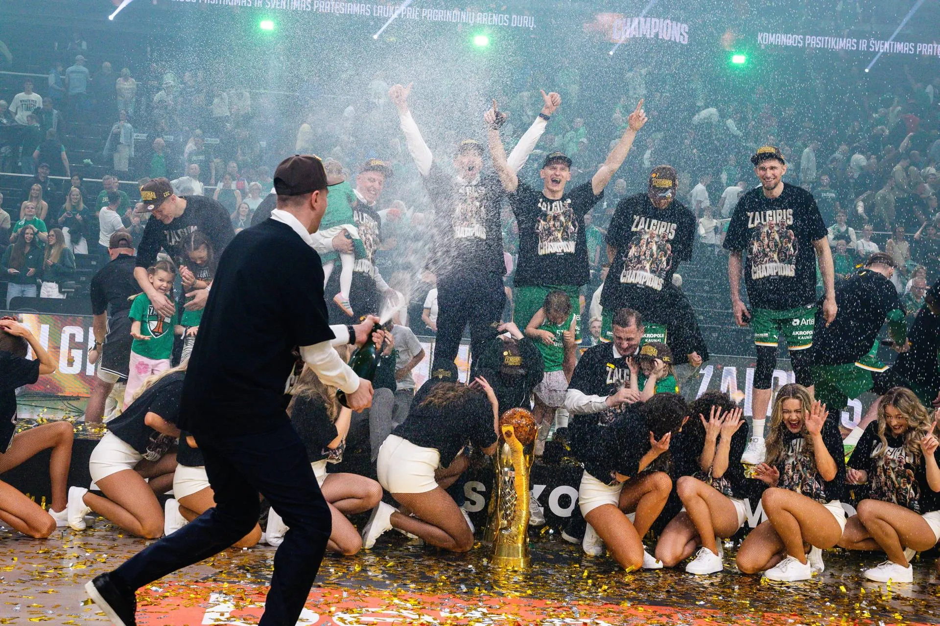 Kauno „Žalgiris“ apgynė Lietuvos čempionų titulą
