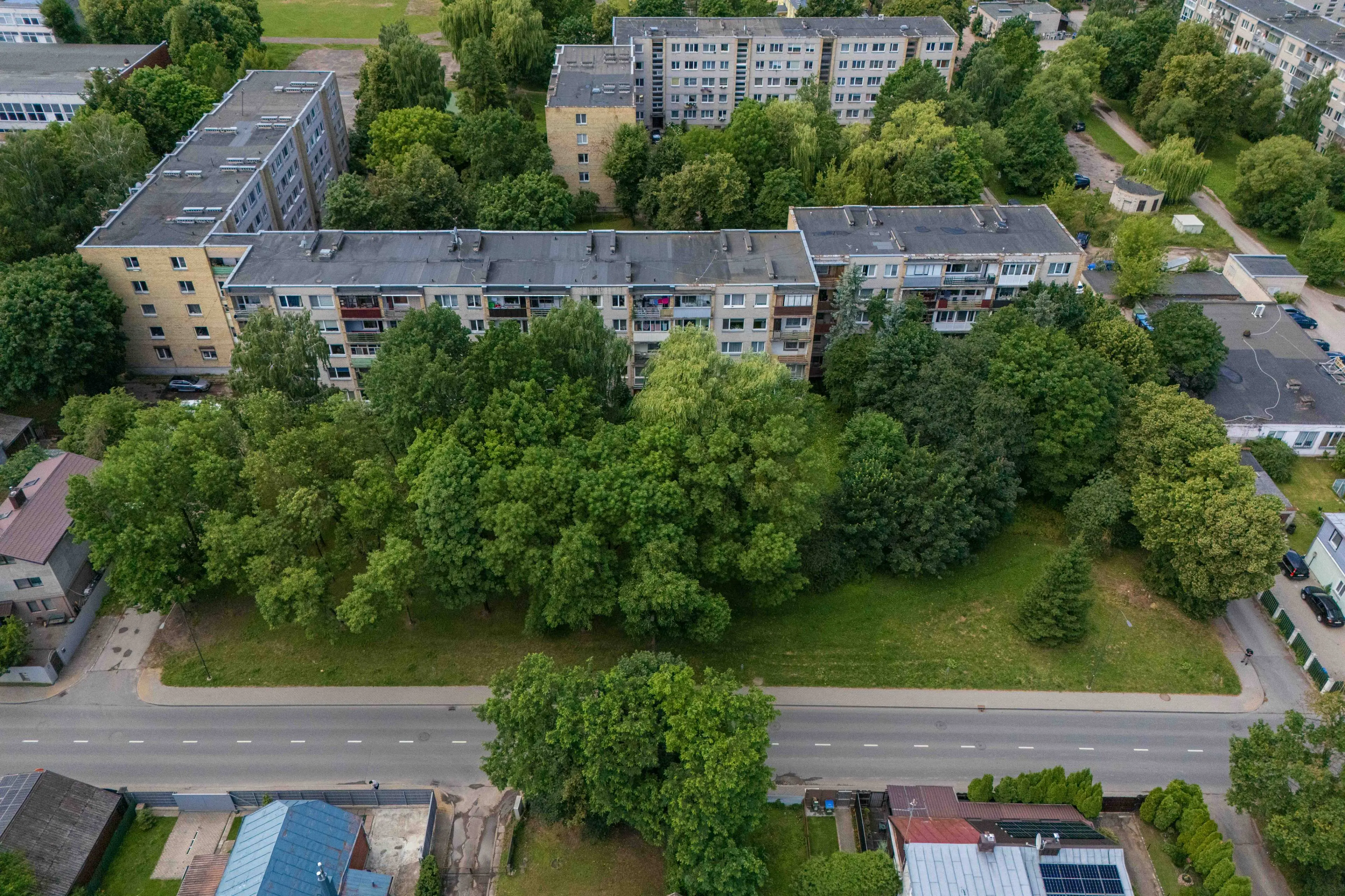 Planuojamas statyti daugiabutis Verkių gatvėje