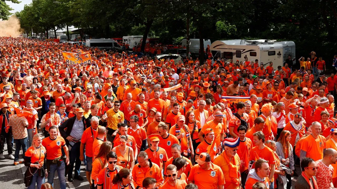 Flinke domper voor Oranje-fans