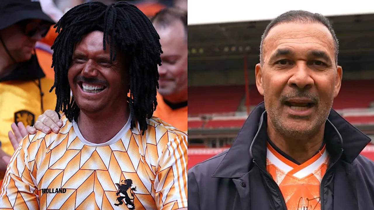 Ruud Gullit reageert voor het eerst op geschminkte Oranje-fans