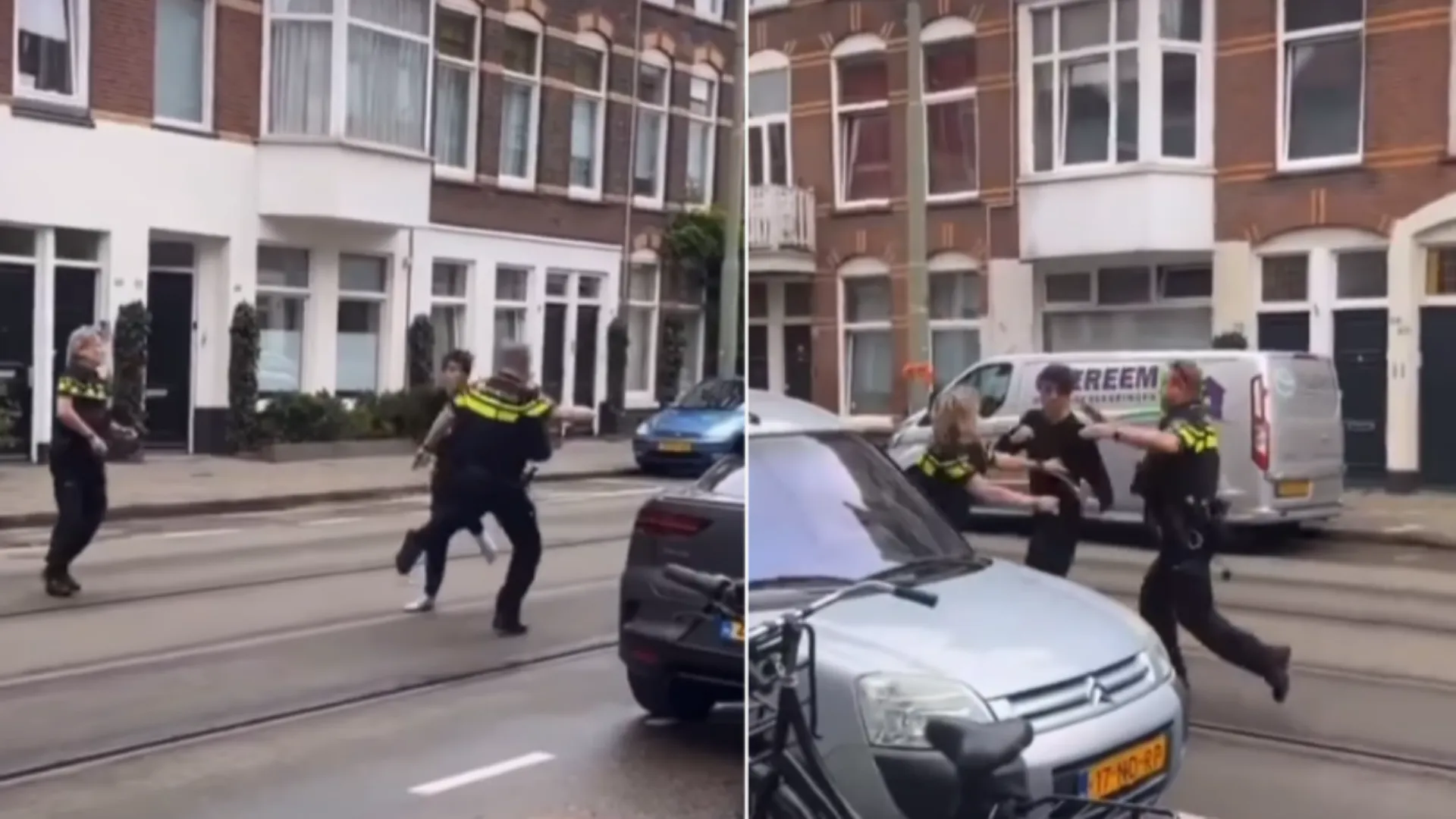 Stuntelende politie gaat viraal: agenten doen poging om ongewapende jongen te arresteren
