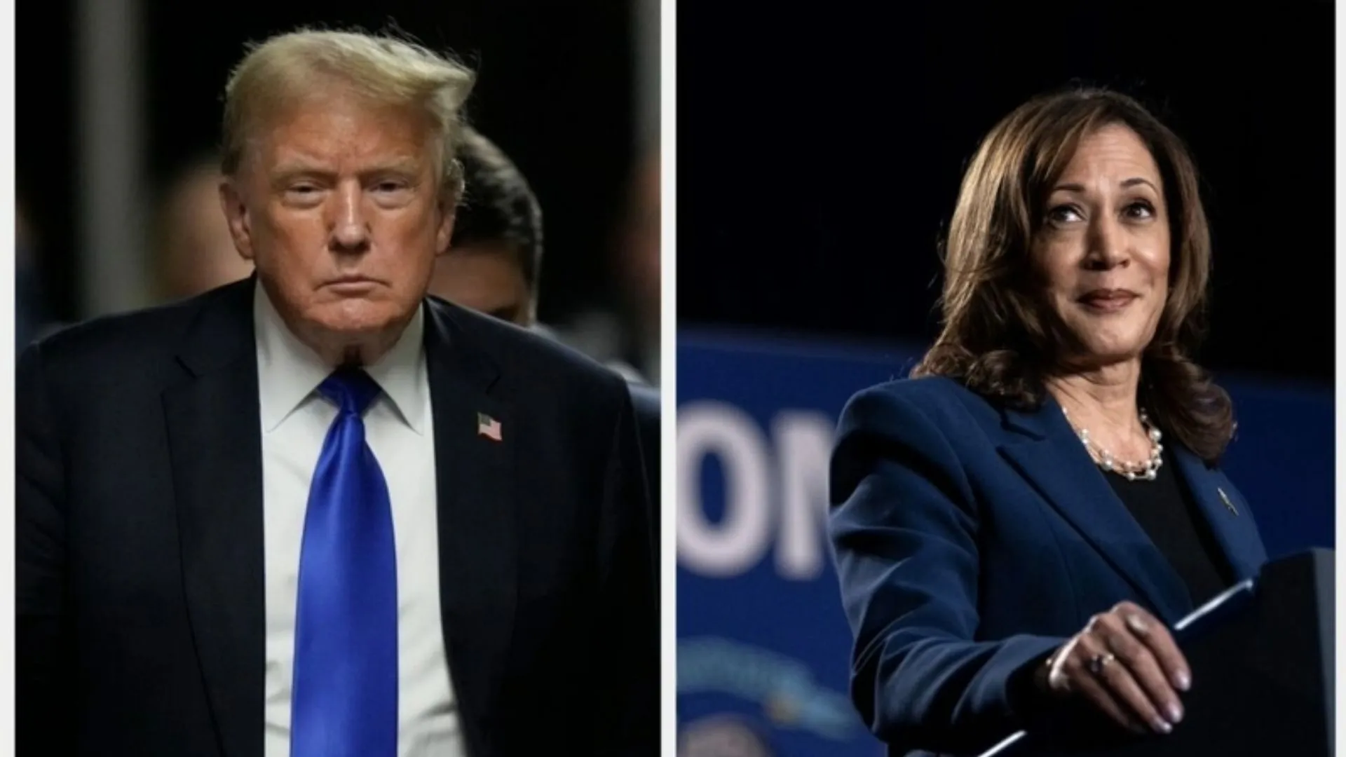 Trump liegt over Harris: menigtes bij haar rally's zijn niet nep