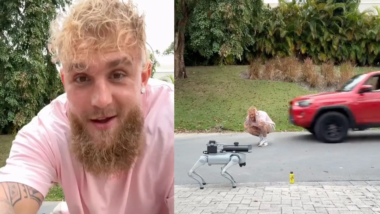 jake paul aangereden
