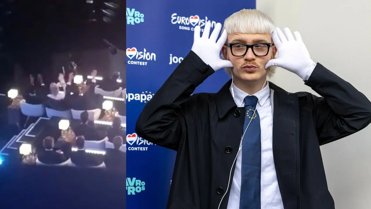 joost klein televizier gala misdragen