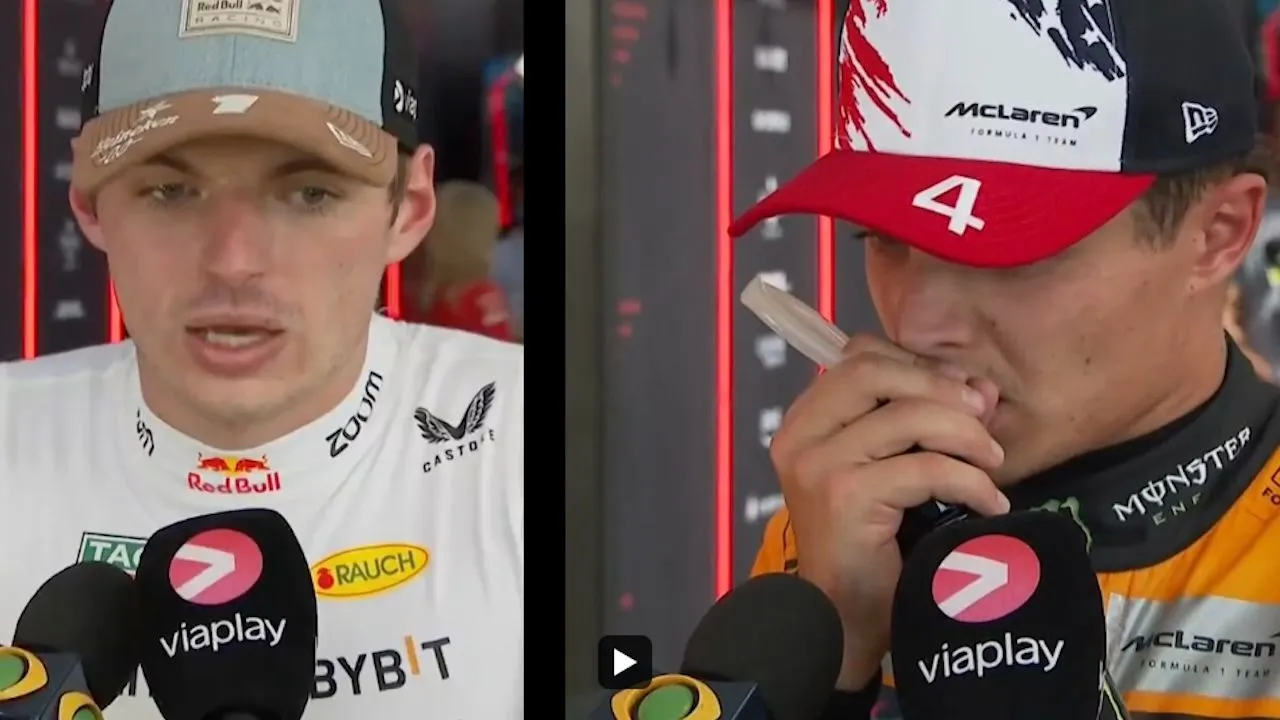 Max Verstappen haalt uit naar Lando Norris en McLaren
