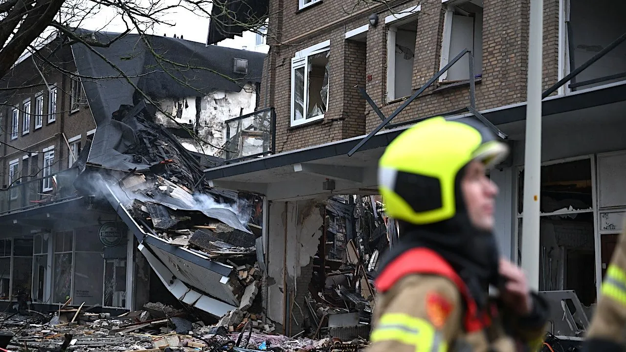 beelden explosie den haag