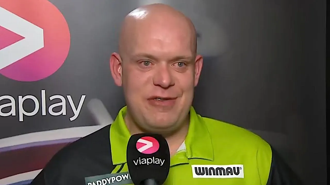michael van gerwen tranen