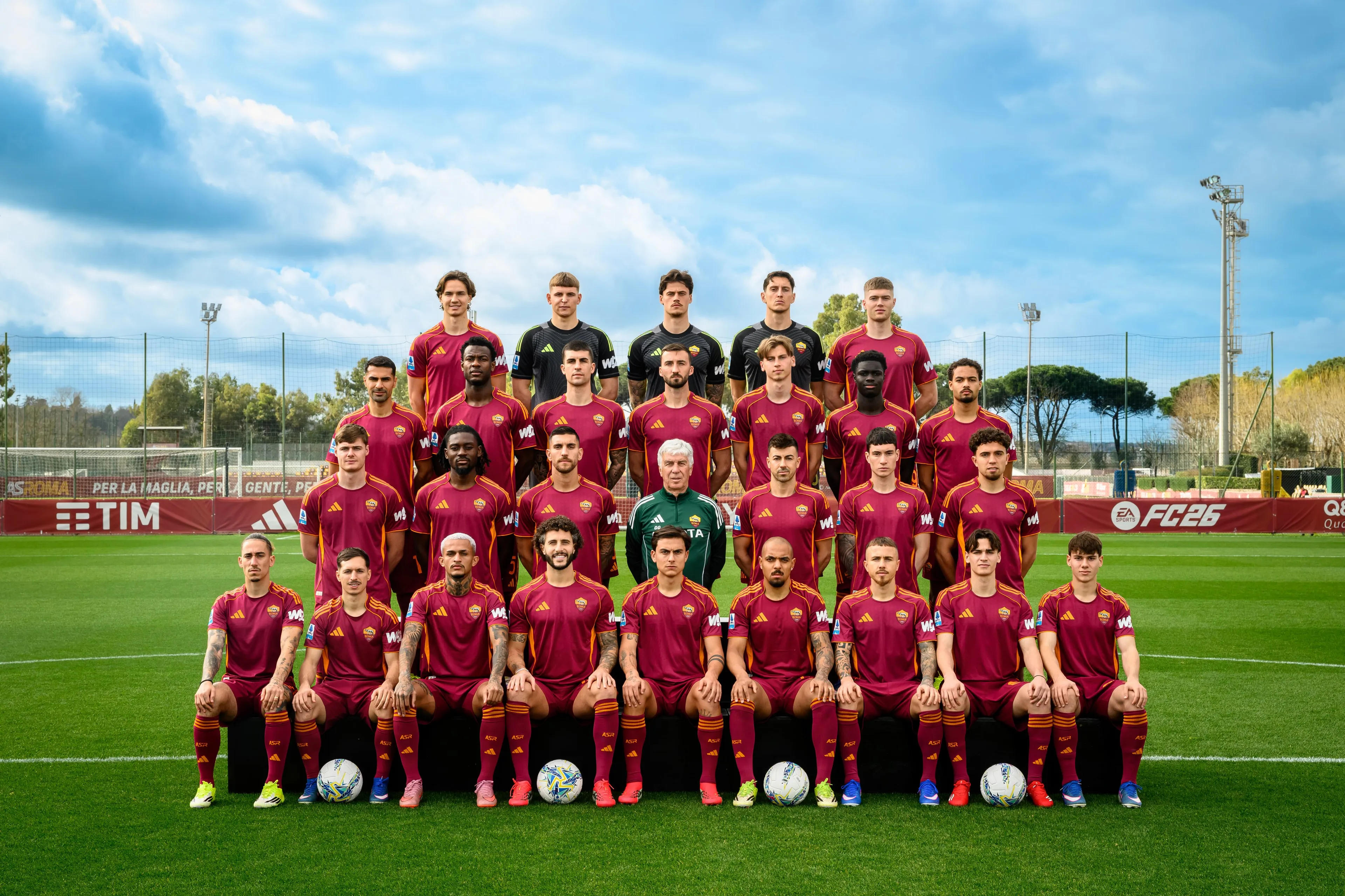 as roma foto di squadra 2025 26