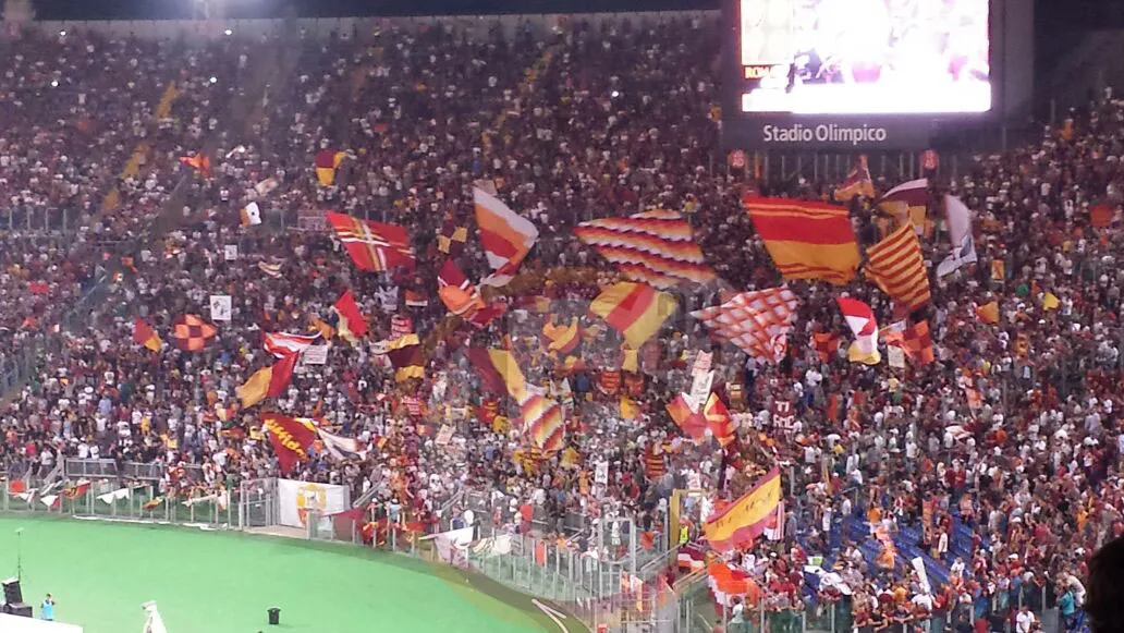 curva sud roma fiore
