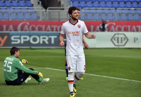 destro cagliari roma avramov a terra