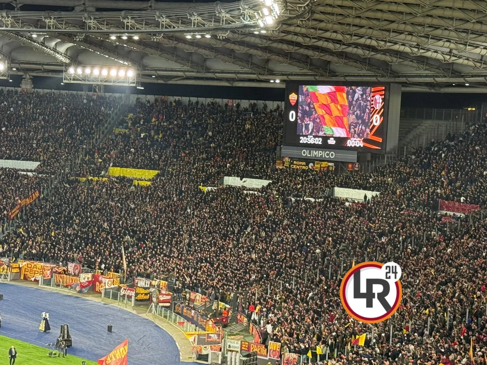 europa league roma bologna curva sud