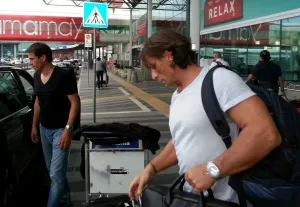 garcia e fichaux arrivo fiumicino