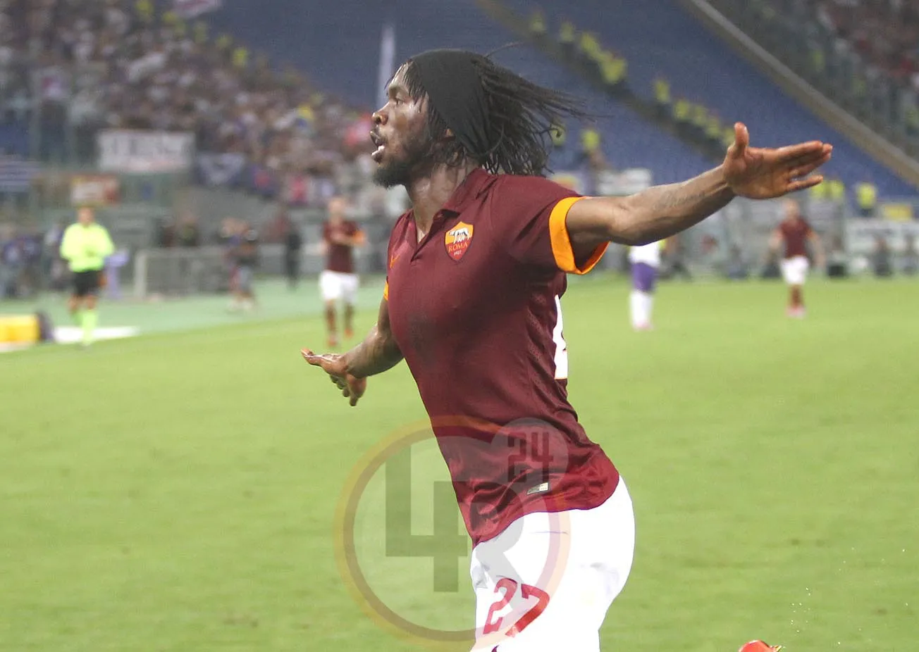 gervinho mezzo pp esultanza roma fiore 300814 mancini