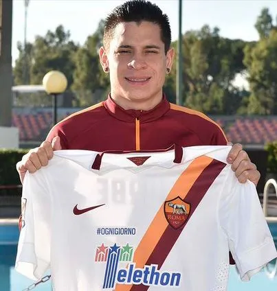 iturbe maglia telethon foto twitter roma