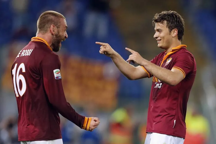 ljajic indica de rossi gol roma atalanta
