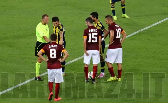 pjanic ljajic totti presentazione roma fenerbahce 190814
