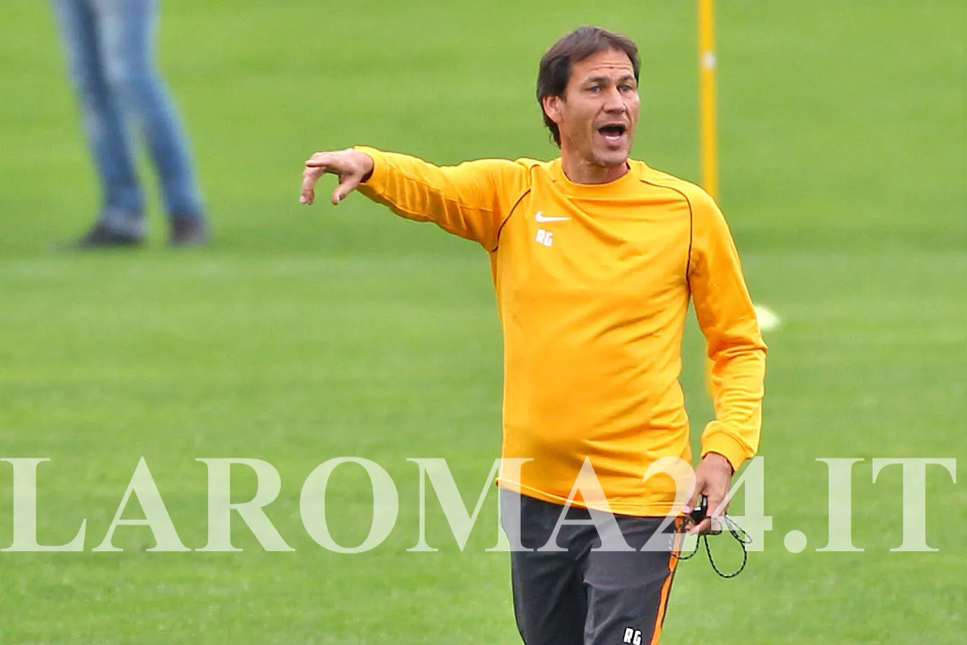 ritiro roma garcia 14082014 mancini