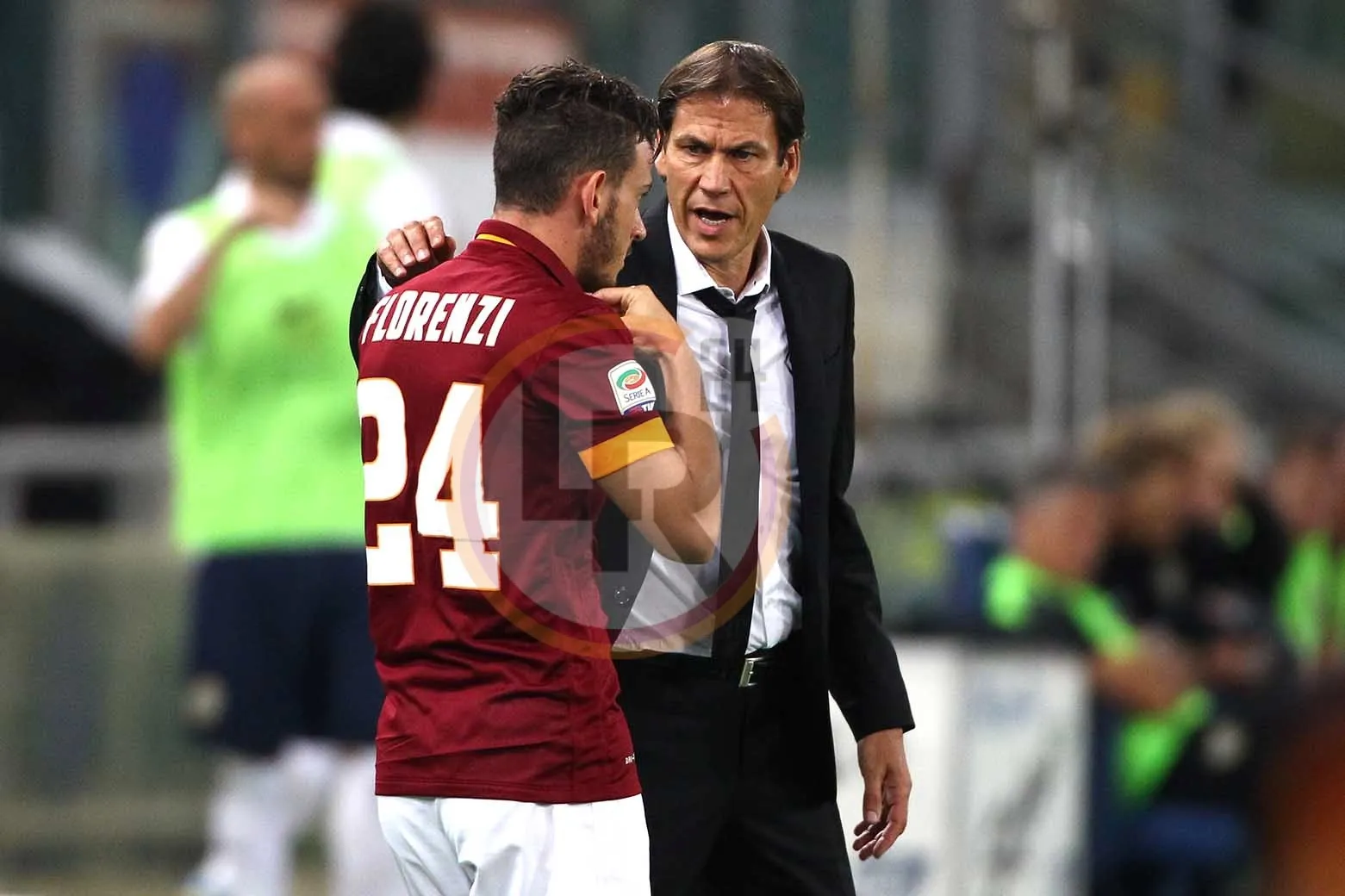 roma hellas florenzi garcia 27092014 mancini