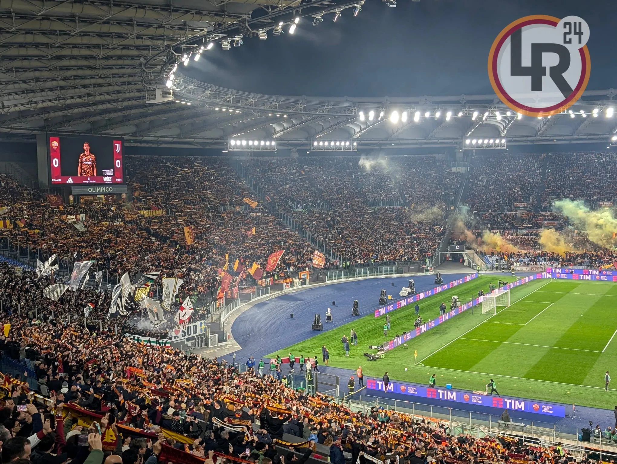 roma juventus stadio olimpico tifosi 2