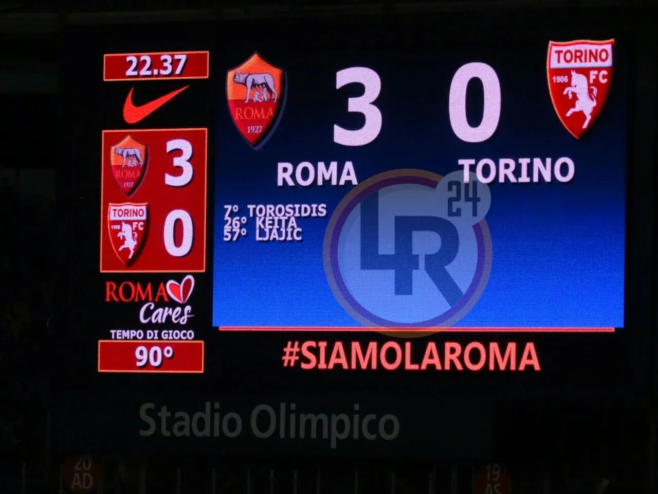 roma torino tabellone 9112014