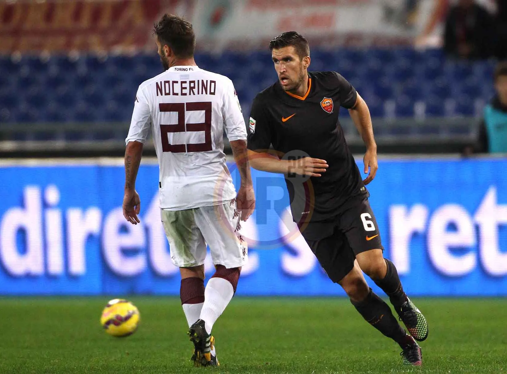 strootman nocerino azione roma toro 091114 mancini