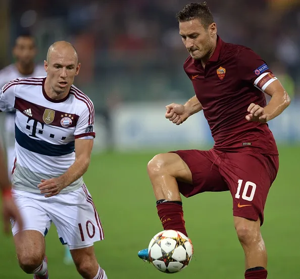 totti robben 2 bayern monaco 221014