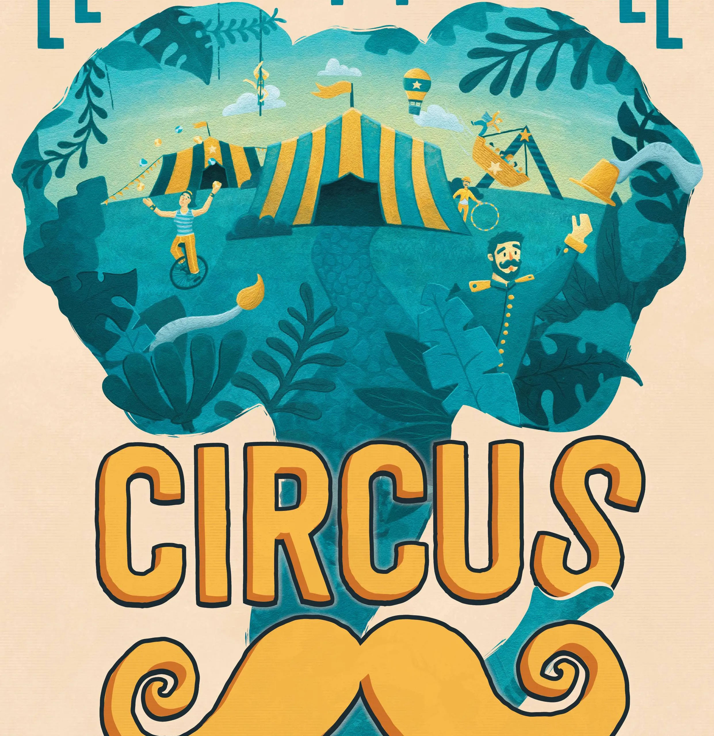 circus snor poster elefant terrible a4 online 1