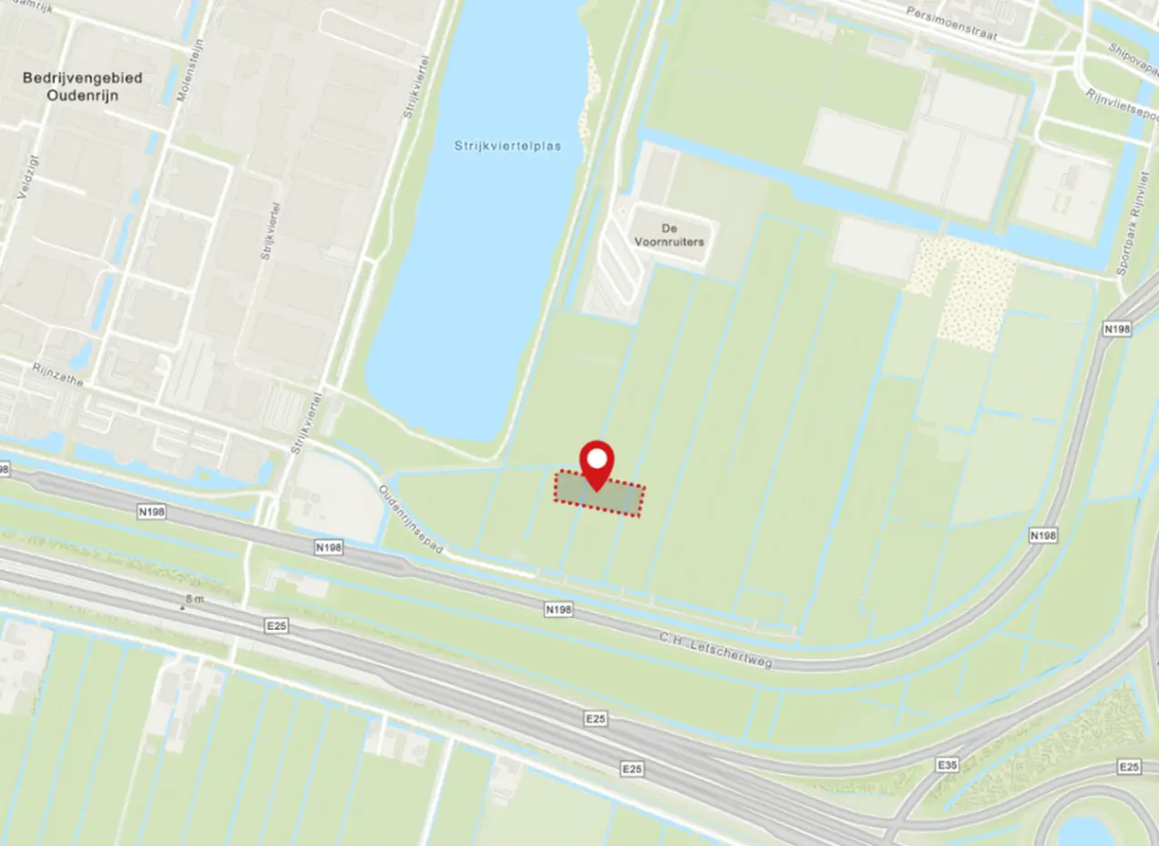 Kaart Strijkviertel
