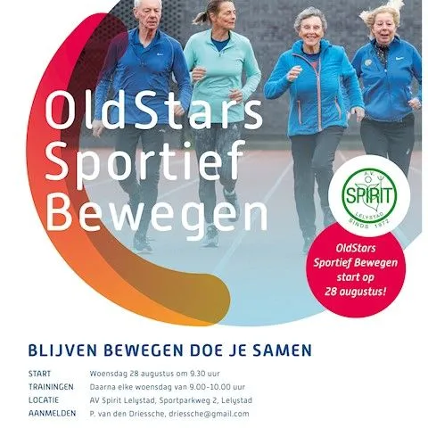 oldstars sportief bewegen sportbedrijf lelystad