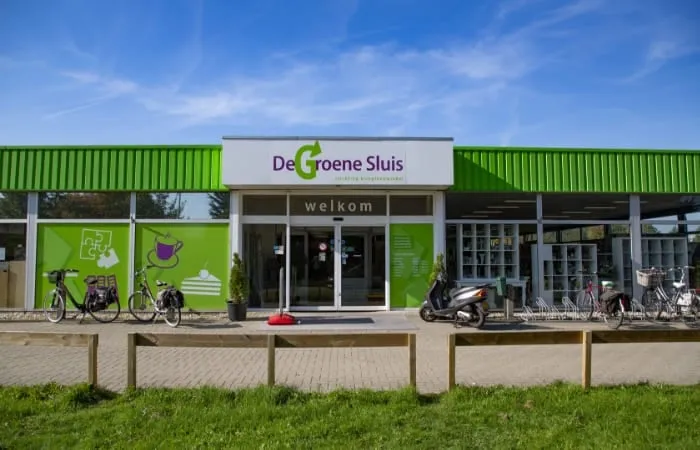 winkel groene sluis