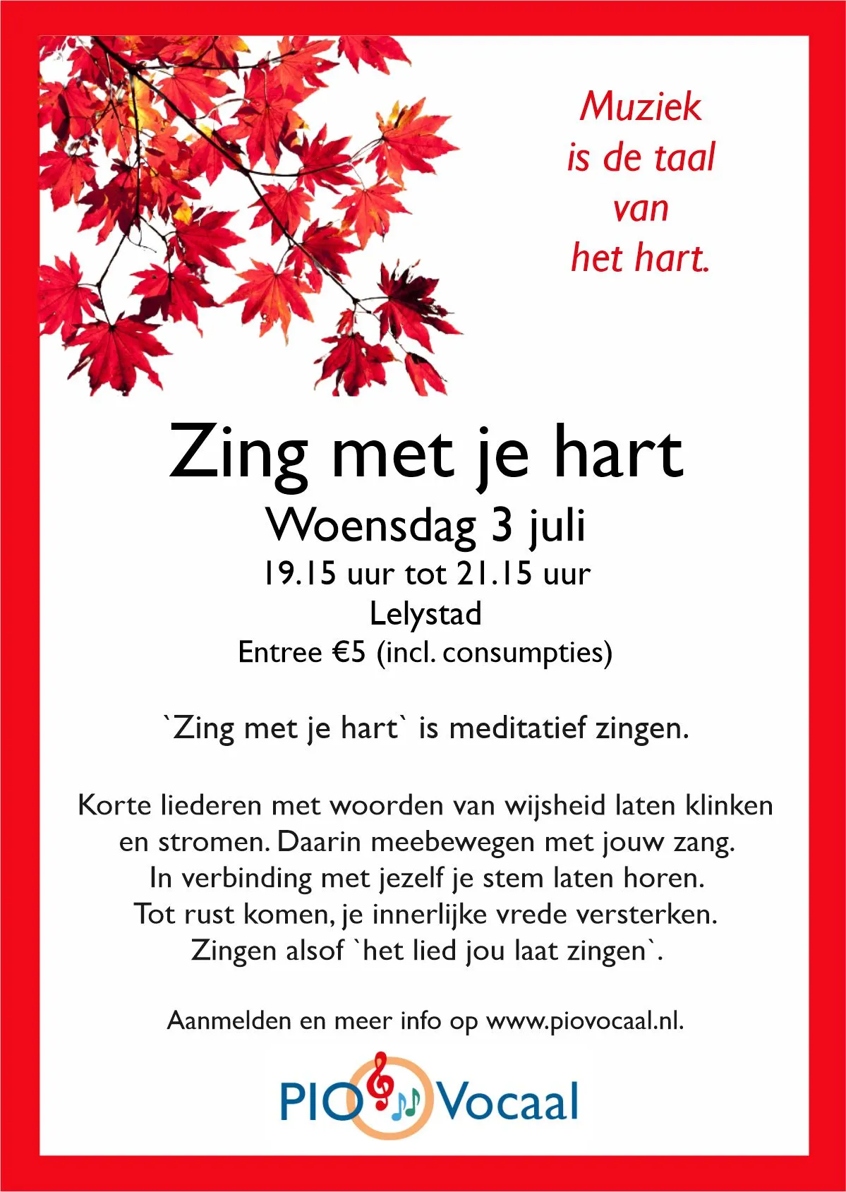 zing met je hart 3 juli pio vocaal pio vocaal