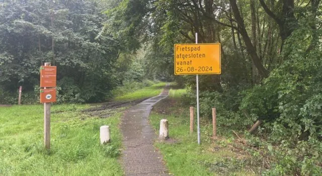 omleiding fietspad boswachtersblog oostvaardersplassen