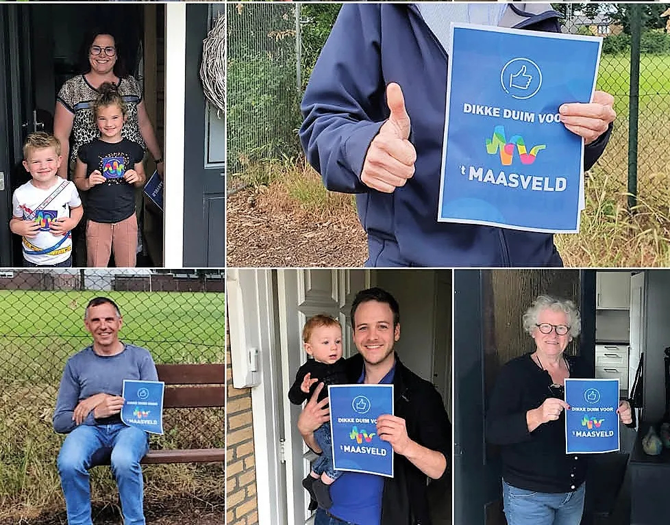 dikke duim buurtbewoners voor t maasveld 10 juni 2020