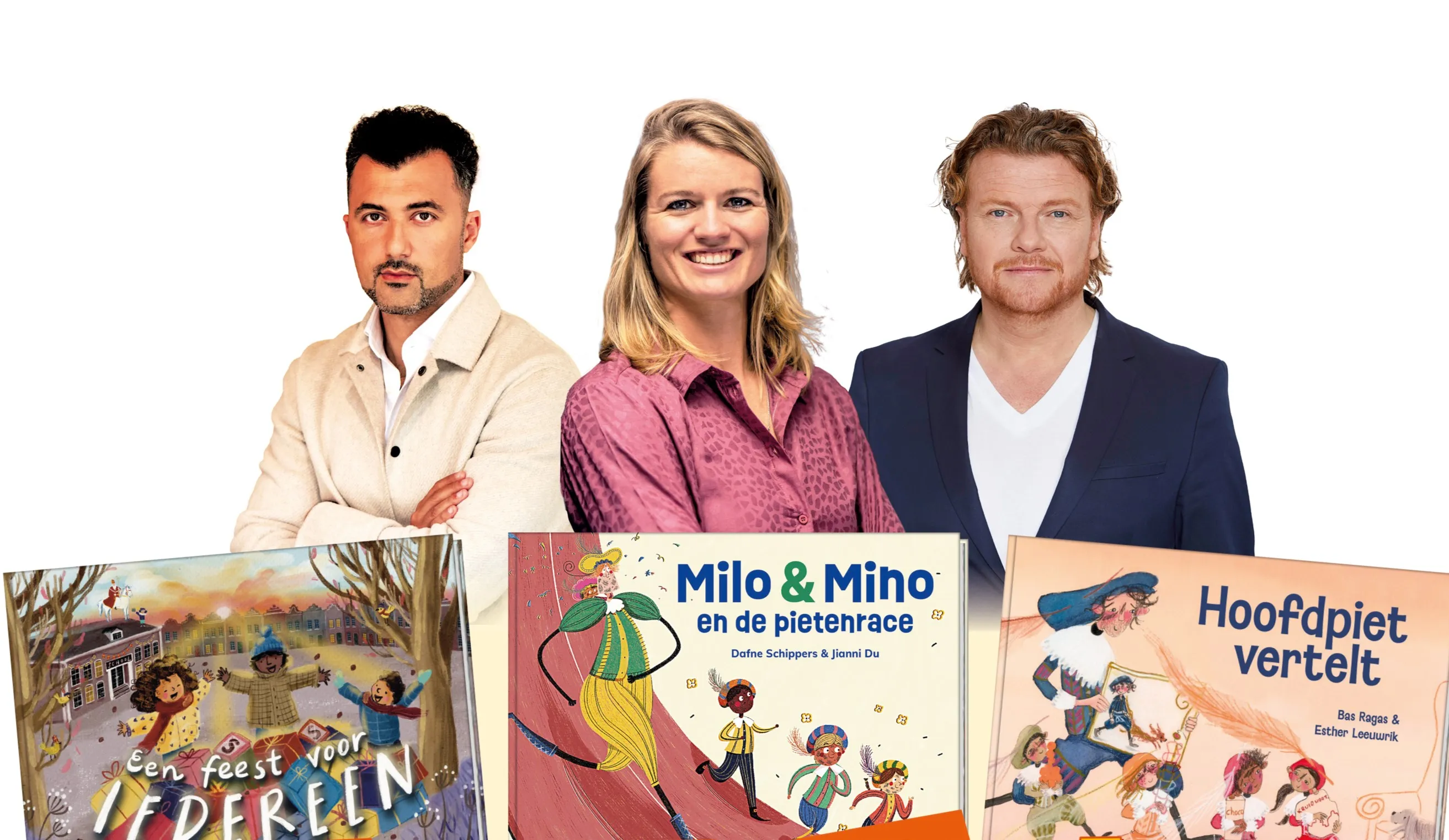 logo sint met auteurs en boeken
