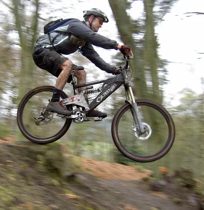 mountain bike jump