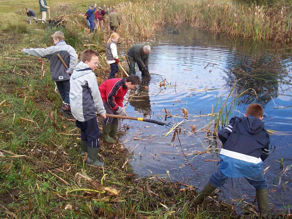 natuurwerkdag poelen opschonen 2