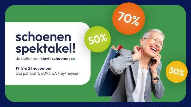 Schoenenspektakel bij Kievit Schoenen in Heythuysen