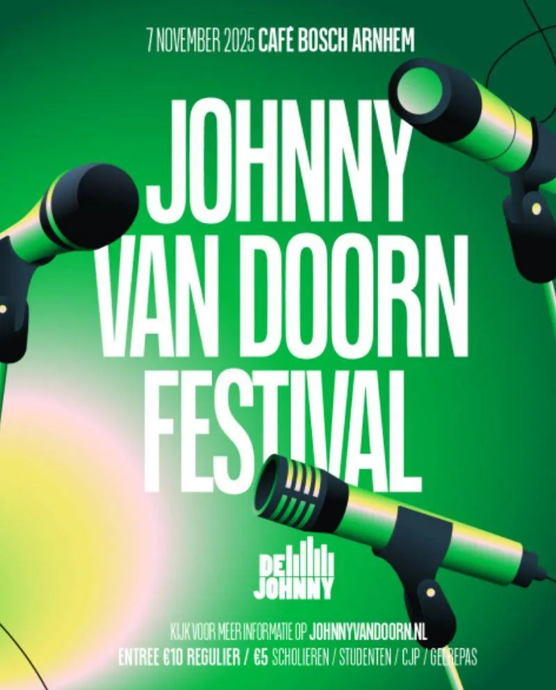 Johnny van Doornfestival 2025.Cafe Bosch