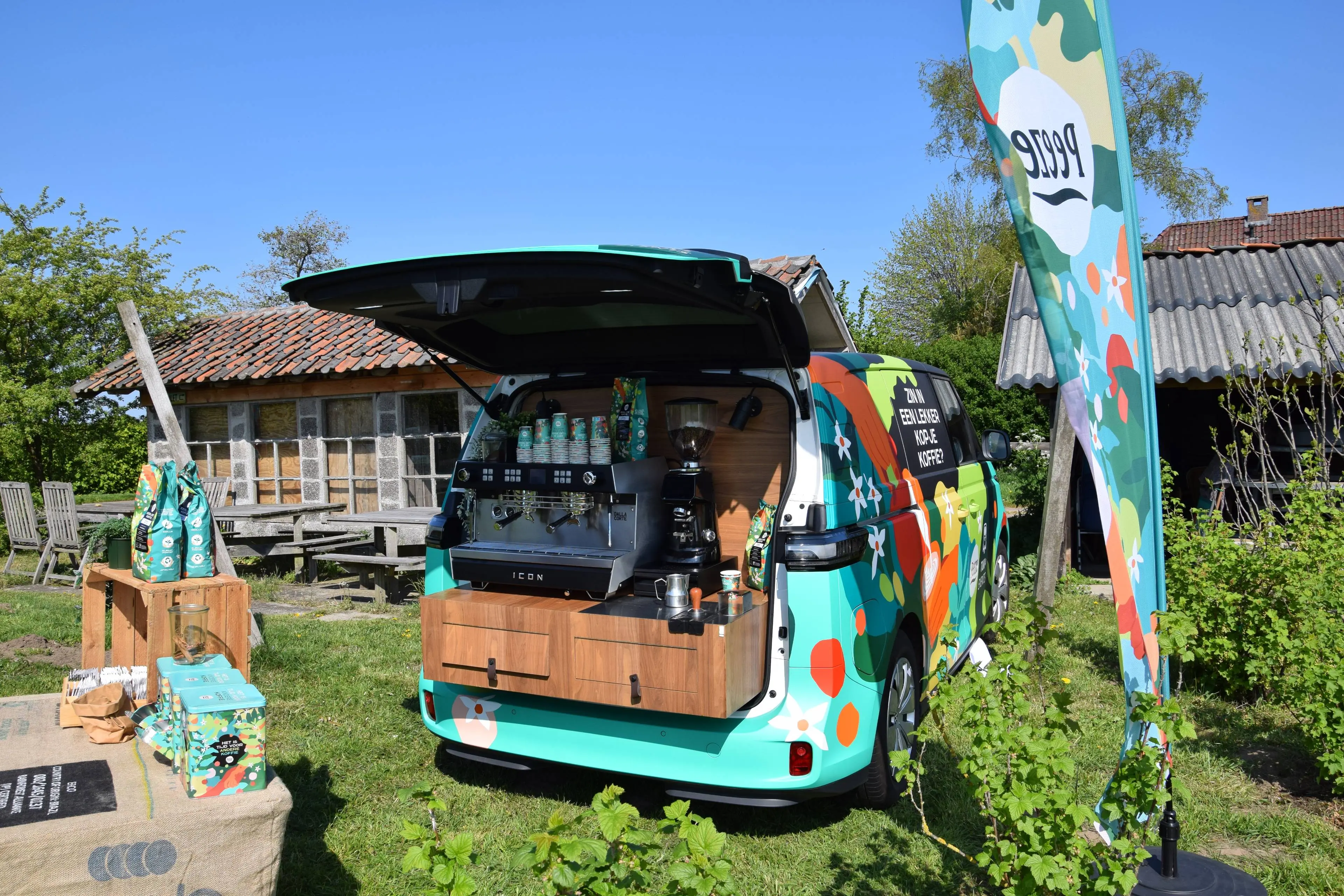Peeze koffiebus Vierdaags