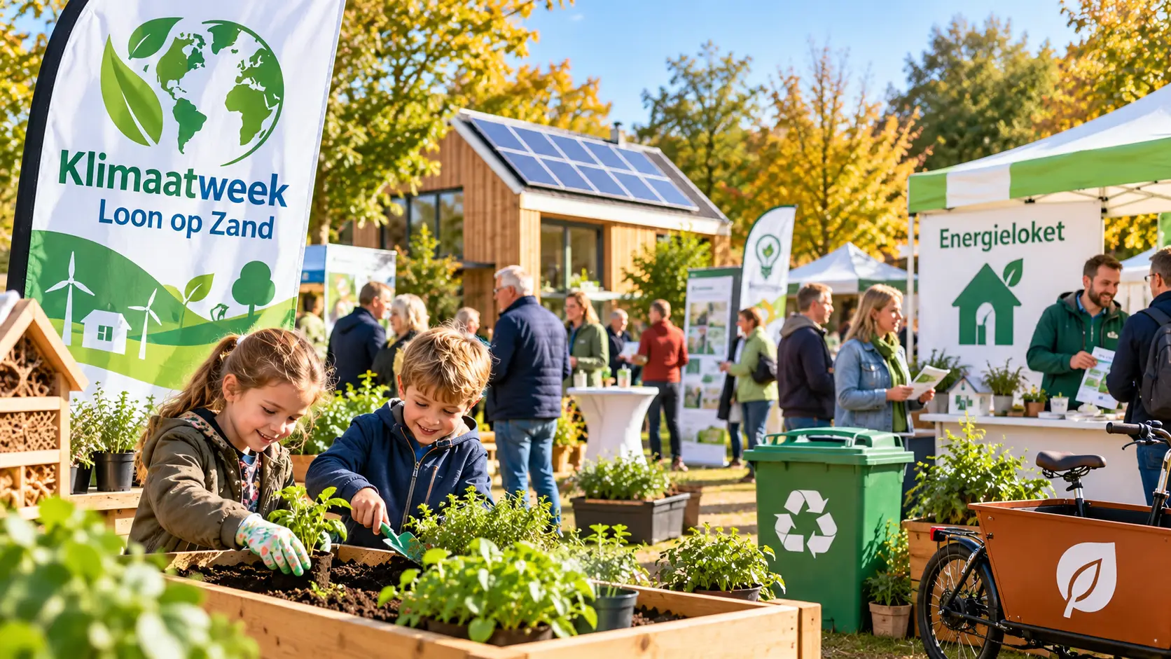 Duurzame klimaatweek in het park