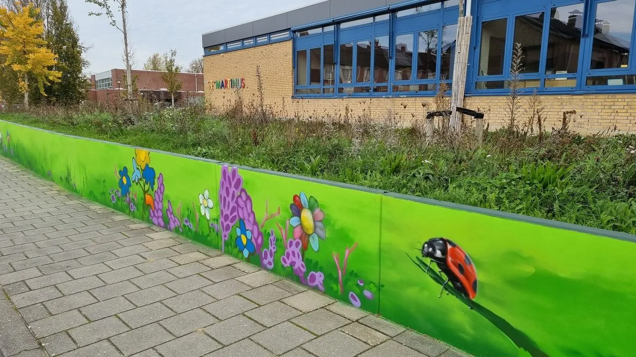 muurschildering basisschool beegden 2