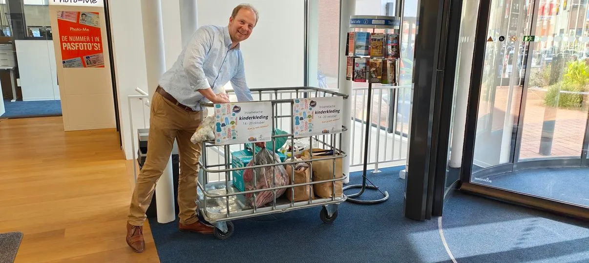 Afgelopen maandag startte inzamelactie kinderkleding