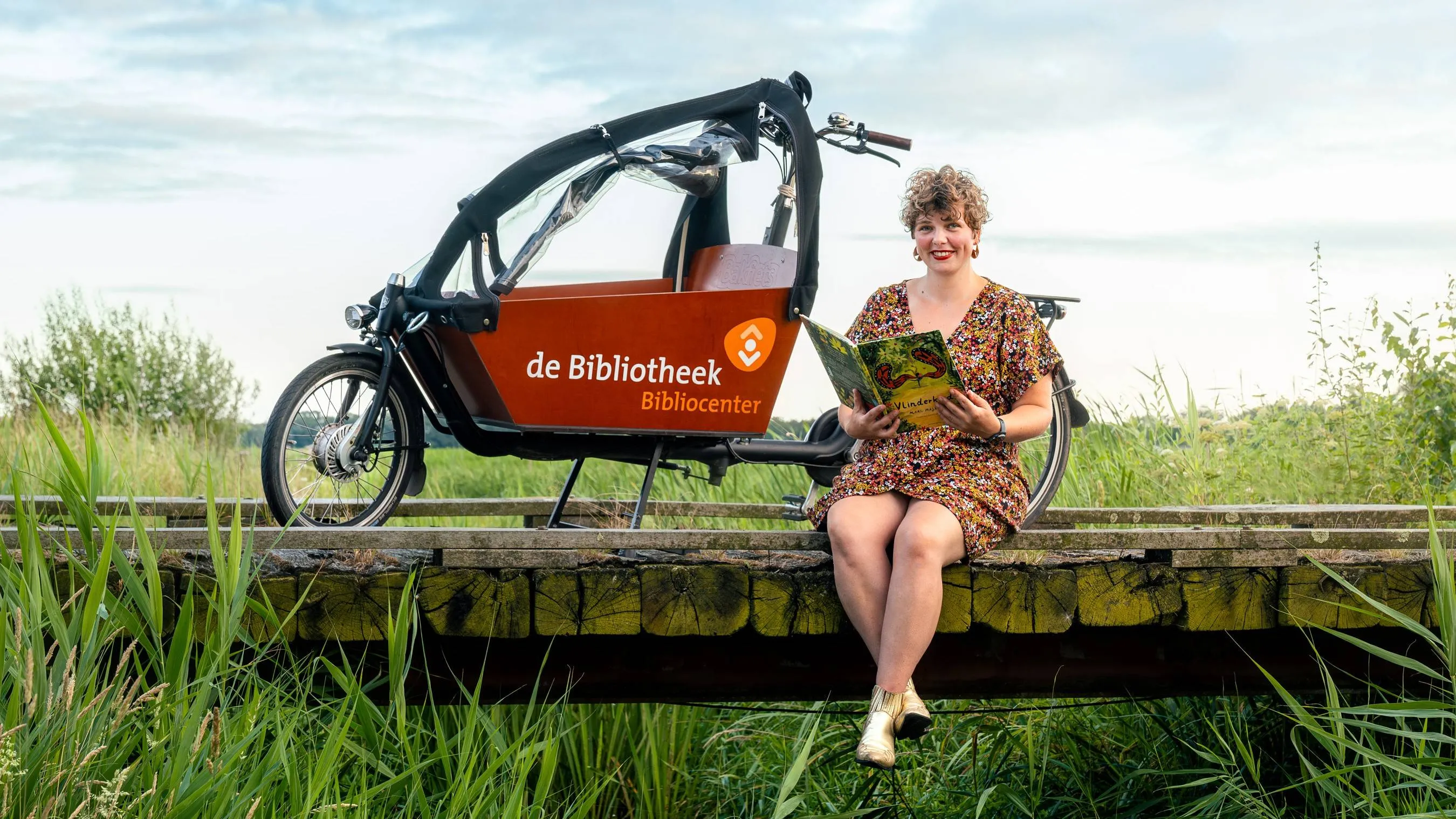 De Bibliocenter Verhalenfiets komt naar je toe deze zomer