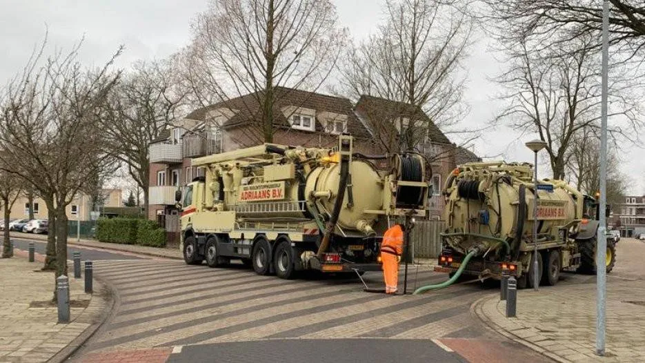 Rioolwerkzaamheden in Wessem